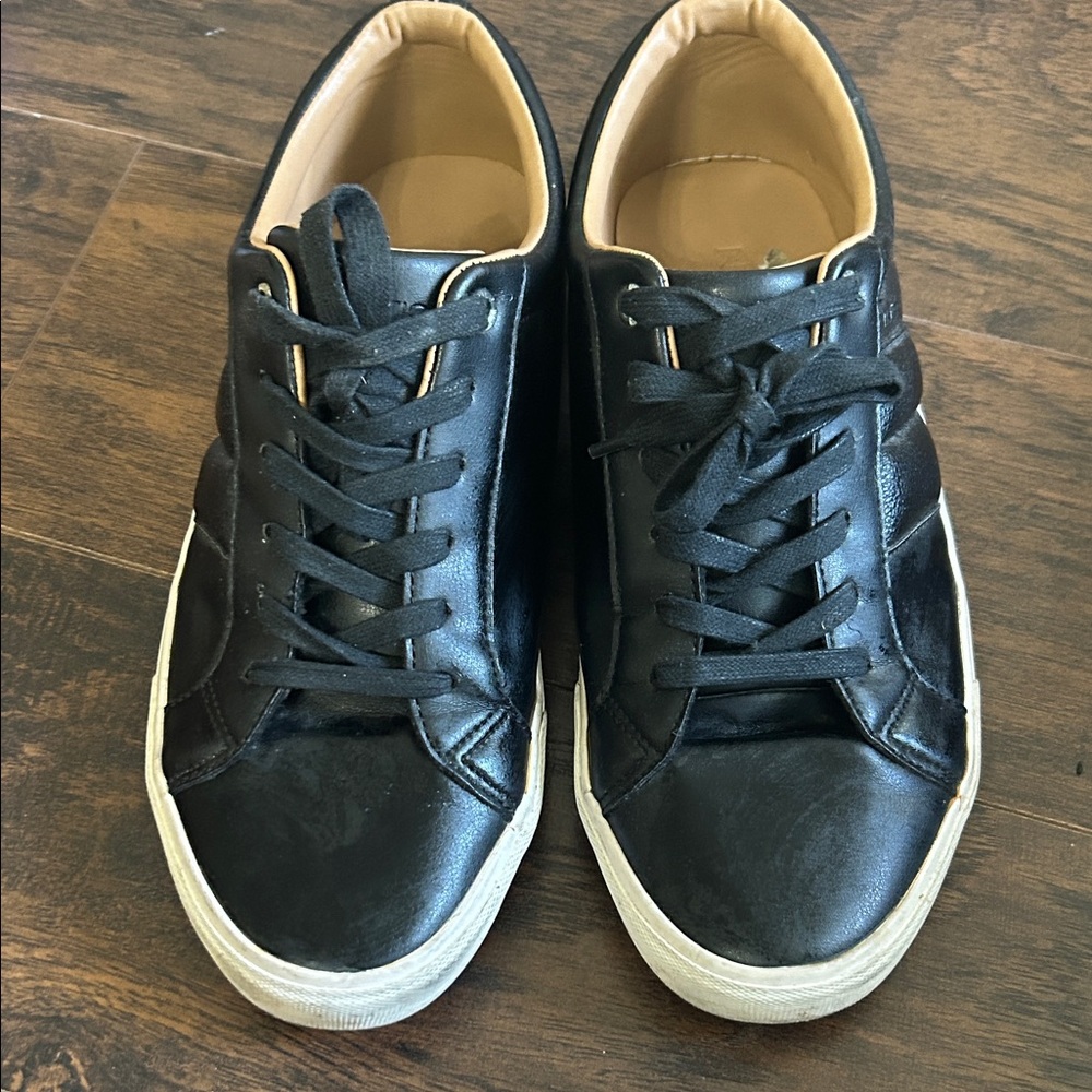 Nautica Black Sneakers with White Soles